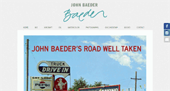 Desktop Screenshot of johnbaeder.com