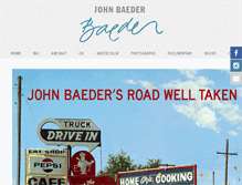 Tablet Screenshot of johnbaeder.com